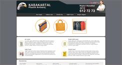 Desktop Screenshot of karakartalplastik.com